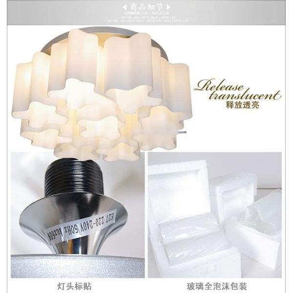 Modern LED Ceiling Light Logico Triple Nested Suspension（WH-AP-605）