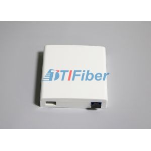 SC / LC Fiber Adapter Fiber Optic Splice Box 2 Port Socket Panel