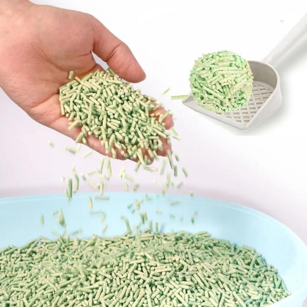 Buy Antibacterial Natural Tofu Sand Litter 6L Flushable Cat Litter Pellets at wholesale prices