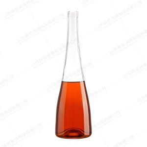 375 Ml 500ml 750ml Wine Liquor Vodka Glass Bottles With Rubber Stopper Sealing