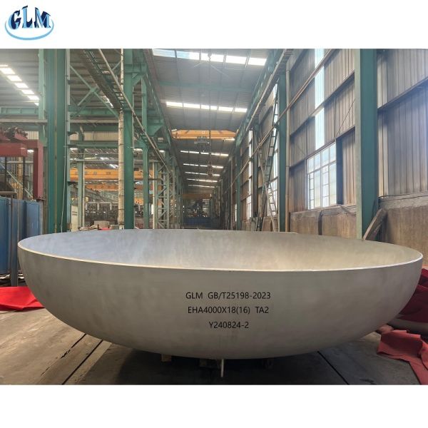 Buy Customized 4000mm ASME Ellipsoidal Dish End with Thickness Tolerance ±0.5mm for Up to 8,000mm Diameter Applications at wholesale prices