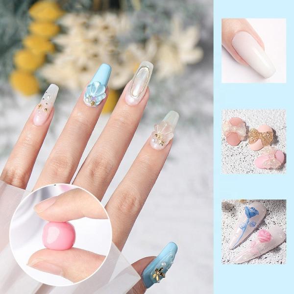 Wholesale High Quality Easy to Apply Multiple Usages Non-Stick Hand Nails Extension Poly Gel for Carved 3D Pattern