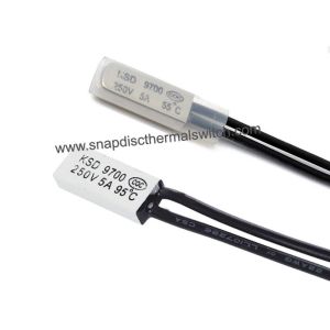 Overheat Protection Bimetal Thermal Protector 250V 5A 55C For Auto Wiper