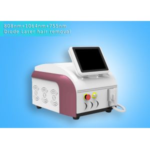 China 808nm Diode Laser Hair Removal Machine 12 * 20mm Big Spot Size For All Hairs on sale