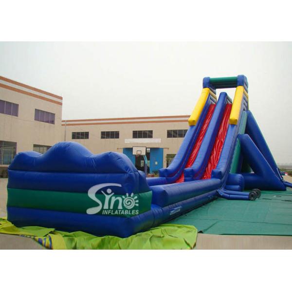 Buy 30 mts long giant hippo inflatable water slide for adults water park equipment at wholesale prices