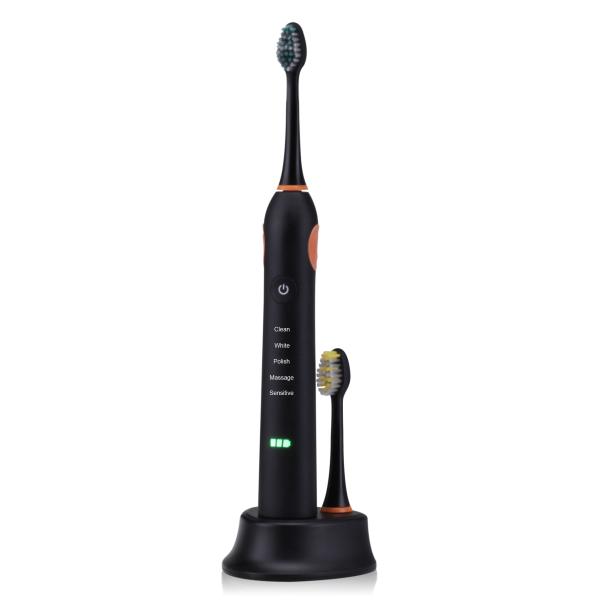 Buy Black / White Recharable Sonic Family Electric Toothbrush With Timer Function at wholesale prices