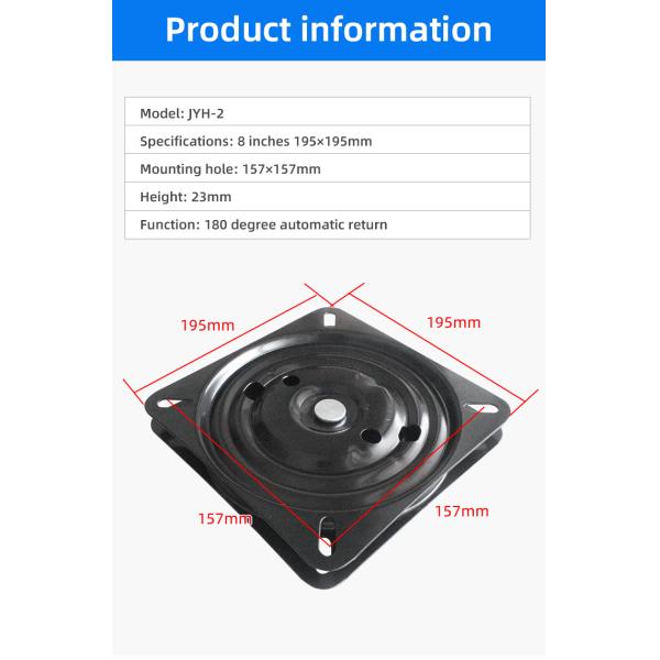 Wholesale office chair mechanism, chair turntable 180° return, 360 rotation function