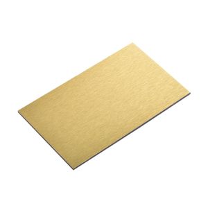 Impact-resistant Aluminum-Finished Composite Panel 2440mm Length