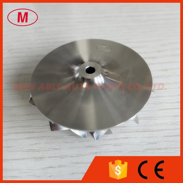 GT12 40.00/52.50mm 10+0blades high performance turbo milling/Aluminum 2618/billet compressor wheel