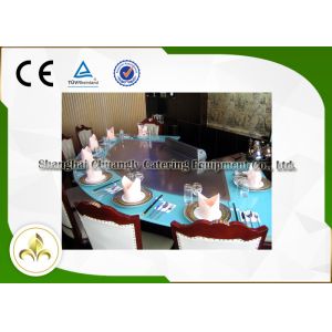 Quality Fan Shape Electric / Gas Teppanyaki Grill Table Basic Configuration For Restaurant for sale