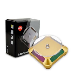 Eco Friendly Solar Powered Display Stand 360° Rotating Light Weight