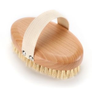 Abeis Dry Body Sisal Fiber Vegan Bath Brush Shower Exfoliating Scrubber Massage