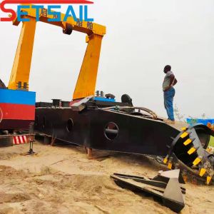 Quality Hydrocyclone 26 Inch River Sand Dredging Boat with 6000 Cubic Meter Per Hour Water Flow for sale