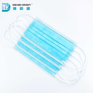 Dustproof 3 Layers Blue Breathable Disposable Face Masks