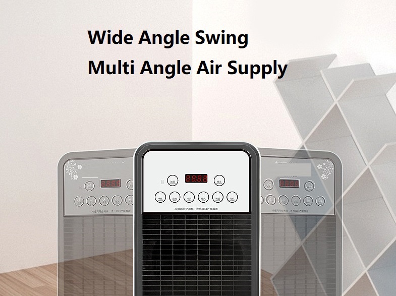 1800W Digital Control Vertical PTC Electric Fan Heater for Home Office Heating Cooling