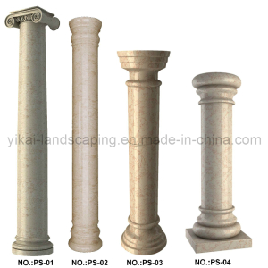 Quality Edit Stone Marble Pillar Granite Columns for Construction for sale