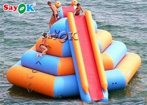 China CE  Inflatable Water Toys / Commercial Inflatable Water Slide With Climbing Tower on sale