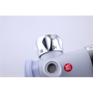 Chrome Small Thermostatic Shower Mixer Valve , Intelligent Thermostatic Control