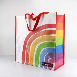 CMYK Gravure Print Virgin Polypropylene Woven Bags Shrink Resistant