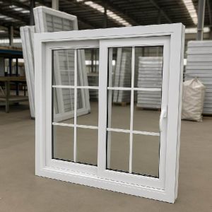 China Customizable UPVC Sliding Window with Tempered Glass Options on sale China Customizable UPVC Sliding Window with Tempered Glass Options on sale