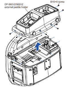 Nihon Kohden TEC-5602 Defibrillator Paddle Connect Cover Small Used Medical Equipment Spare Parts