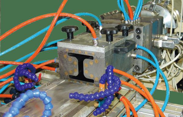 Buy Twin Screw WPC Pelletizing Extrusion Line Decking Board 350KG / H at wholesale prices