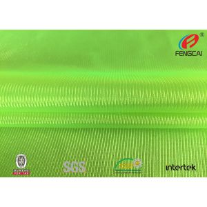 220GSM Polyester Tricot Knit Fabric Air Permeable Garment Materials