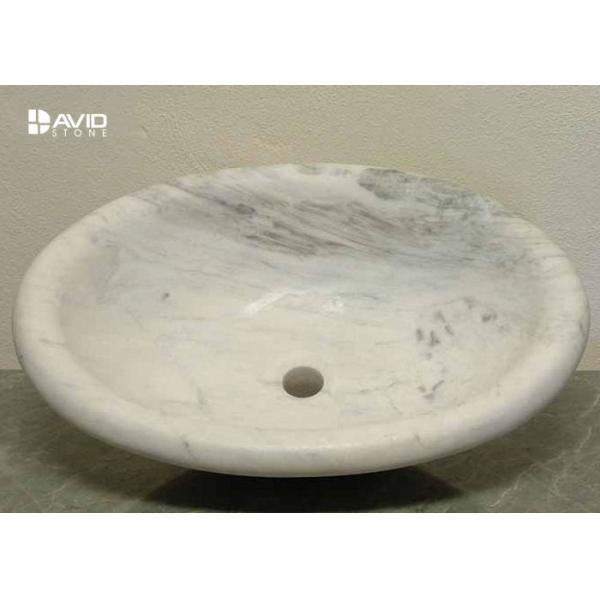 Buy Natural Stone Marble Wash Basin Highly Polished High Compressive Strength at wholesale prices