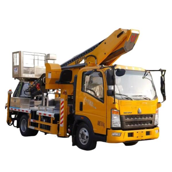 Buy Factory HOWO 33M Telescopic Boom Bucket Truck Aerial Work Vehicle for High-Altitude Operation Trucks at wholesale prices