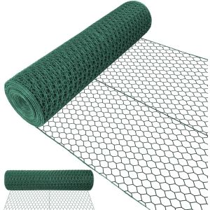 40mmx40mm PVC Coated Hexagonal Chicken Wire Mesh