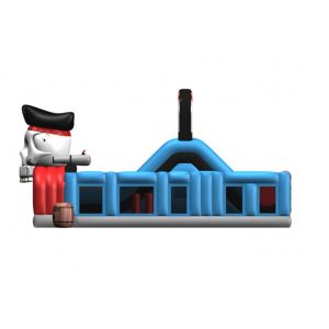 OEM Bouncy Castle Assault Course , Blow Up Bounce House Hallowmas Theme