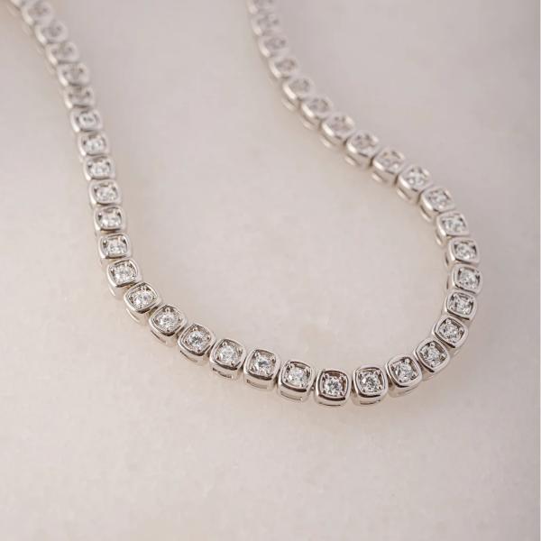 3mm Zirconia Tennis Bracelet 925 Silver 14K Gold Plated Unisex Jewelry