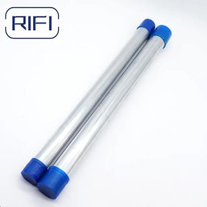 Silver GI Conduit Pipe With Accessories Circular Round Boxed Package Plastic Bag