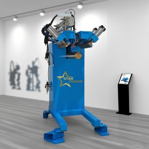 220V 500W CNC Vertical Welder with 0.1-1.2MPa Air Pressure for 4-Corner Rounding