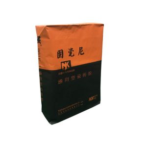 China Plaster Pasted Valve Paper Bag 15kg 20kg 25kg Flexo Printing on sale