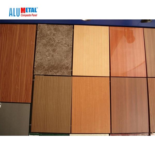 Buy Exterior Wall 3mm Wooden Aluminum Composite Panel Recycled at wholesale prices