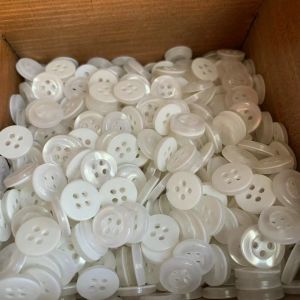 Wholesale polyester chalk Resin Rod buttons for Shirt Coat