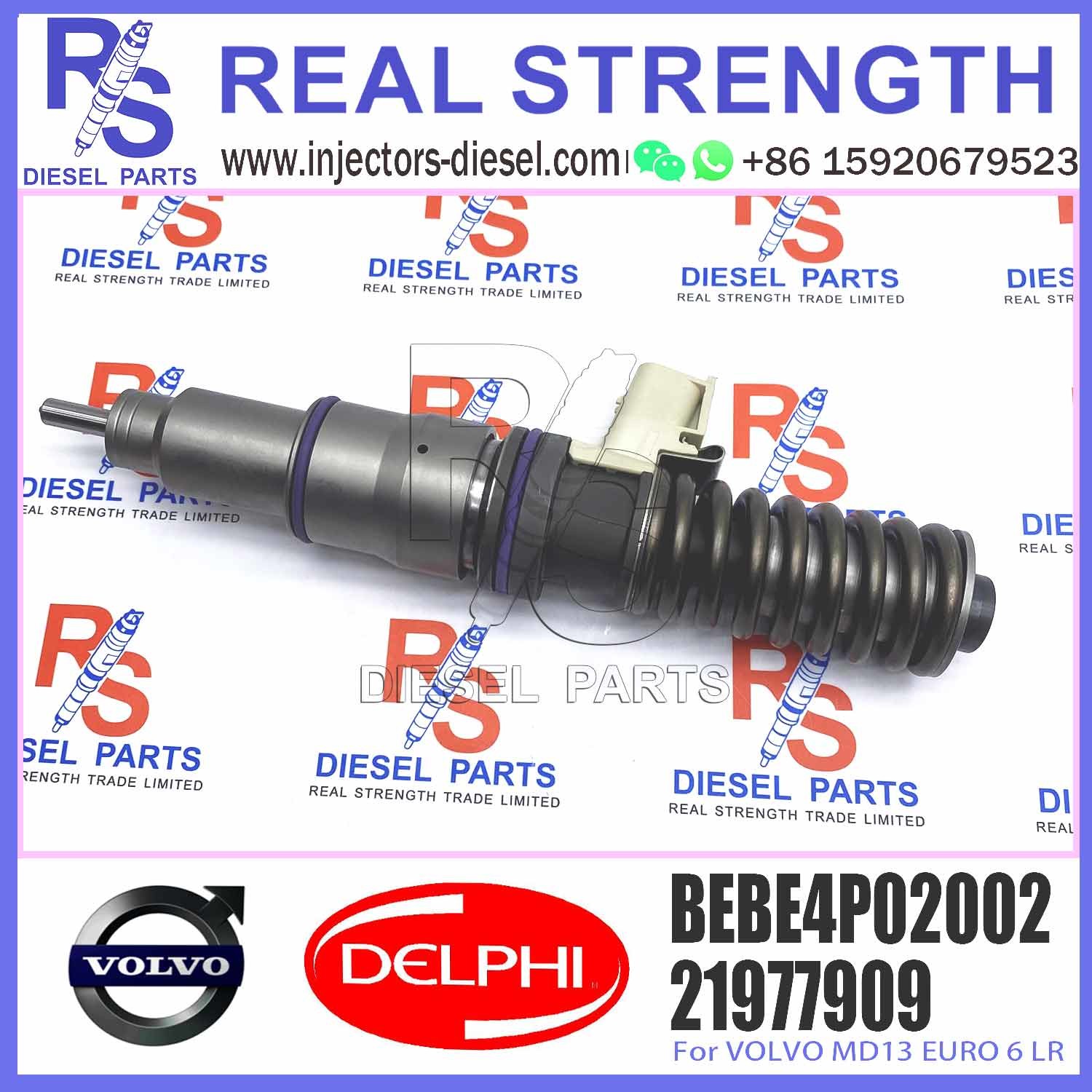 Brand New Common Rail Diesel Fuel Injector 21977909 BEBE4P02002 for Engine Parts