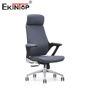 Quality Modern Style Leather Chair with Headrest High Adjustable BreakRoom Chairs for sale