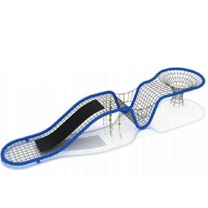 Kids Playground Climbing Net Commercial Outdoor Triangle Rope Scramble Net