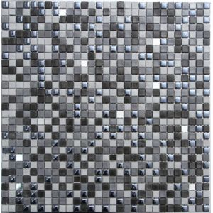 Quality crystal glass glass mosaic tile LARM02 10x10mm for sale