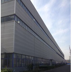 Warehouse Material Q235, Q345 Wind-Resistant Large-Span Steel Warehouse