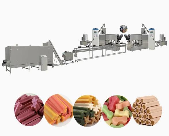 Dog Food Extruder Dental Care Snacks Extruding Line