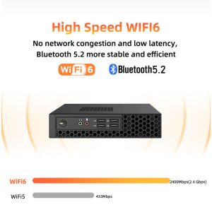 10 Core Mini Gaming Pc AMD R7 4700U 2 X DDR4 RAM NVME SSD VGA WIFI6 Windows 10