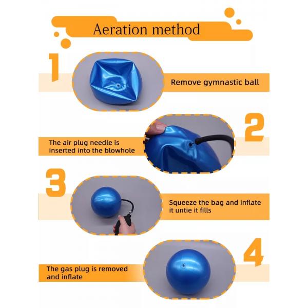 Explosion Proof Gym PVC Yoga Ball Ultralight for Exercise Using