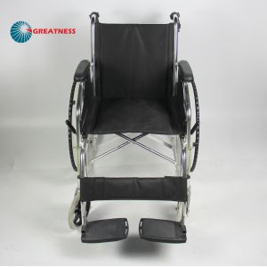 Durable Aluminum Manual Wheelchair Plastic Handwheel United Brake QK869L