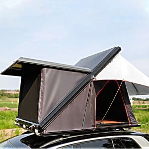 Thick Moisture Resistant Aluminum Rooftop Tent With Double Open Design