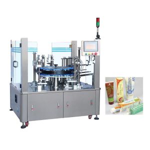 China Semi Automatic Linear Box Blister Cartoning Machine 1.5Kw For Cosmetics on sale