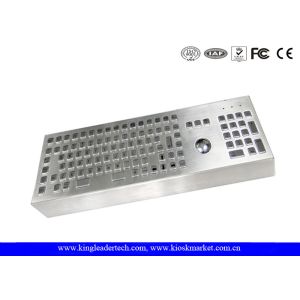 Machine Industrial Keyboard With Trackball Desktop IP68 EMC USB