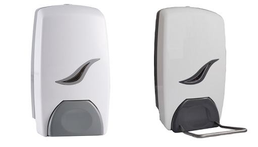 Buy 1000ml Hospital Hand Disinfectant Dispenser / Plastic Elbow Hand Sanitizer Dispenser at wholesale prices